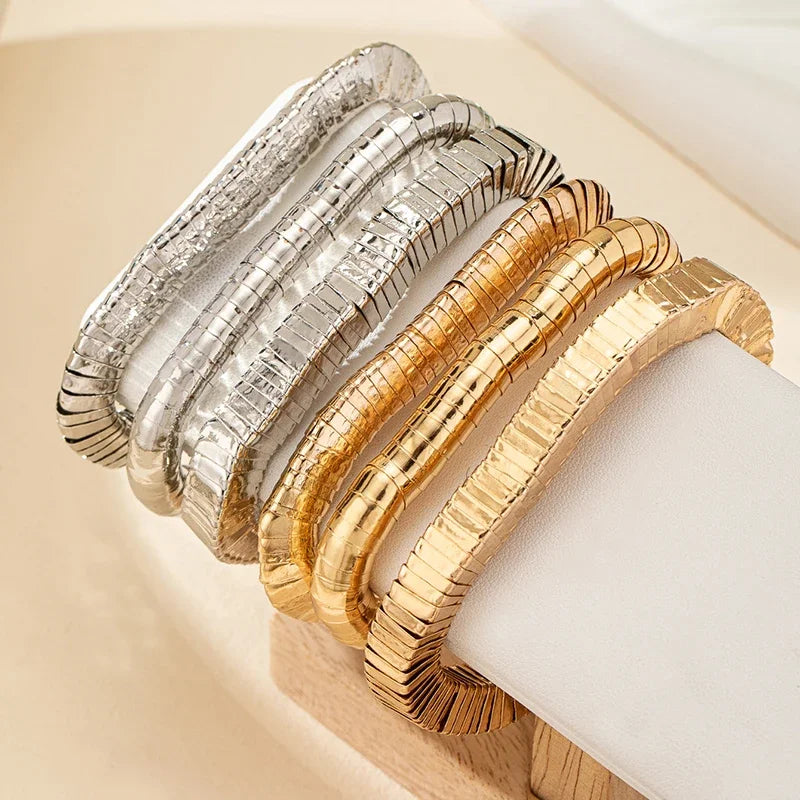 Modern Multi-Layer Stretch Bracelets
