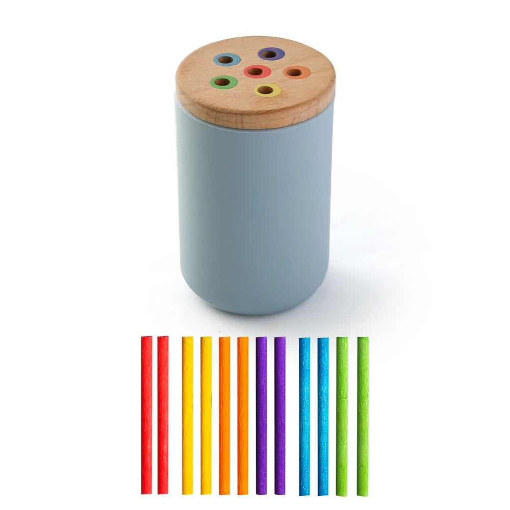 ColourMatch Bucket: Montessori Silicone Sorting Toy (Ages 1–3)