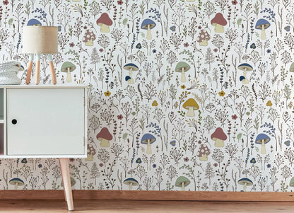 Mushroom Paradise Wallpaper