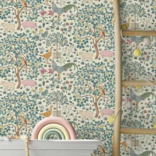 Orchard Kids Wallpaper