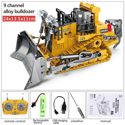 Digger Pro 1:20: 10-Channel RC Excavator (Ages 6–12)