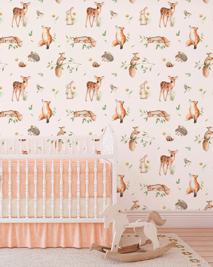 Kids Room Animal Wallpaper