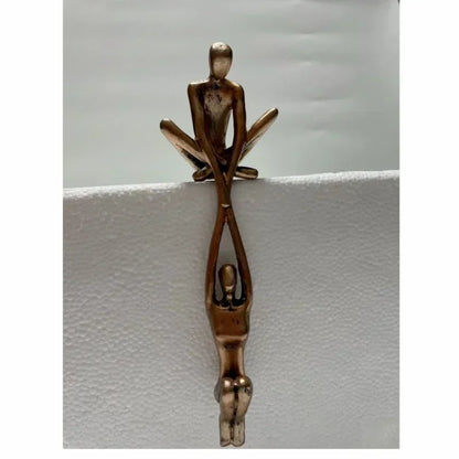 Balance of Love: Lifting Couple Resin Sculpture