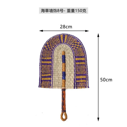 Hand-Woven Seaweed Wall Hanging