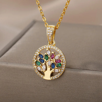 Eterna Root: Tree of Life Pendant Necklace for Women
