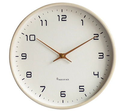 Nordic Quiet: 12'' Wooden Wall Clock
