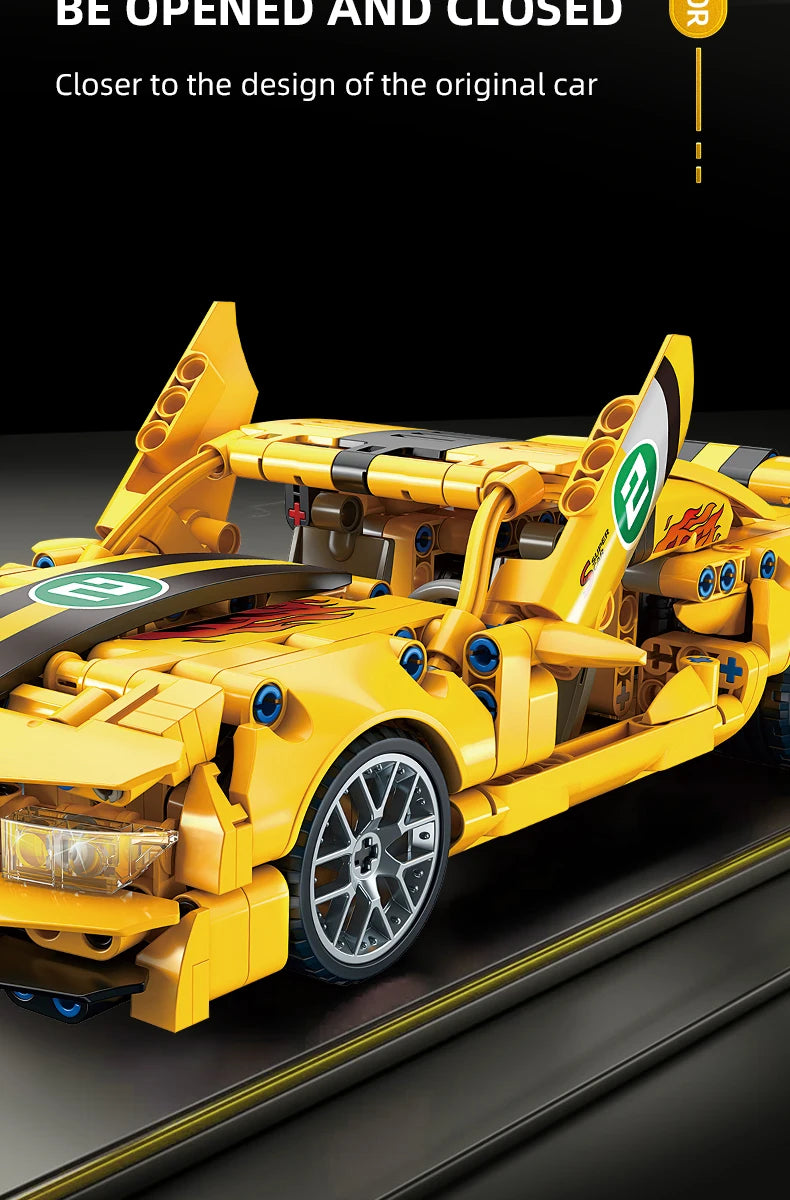 City Speed Car: 450+ Piece Racing Build Set (Ages 6–12)