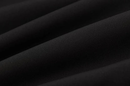 Women's Belted Black Sleeveless Dress – Office Chic Meets Summer Ease