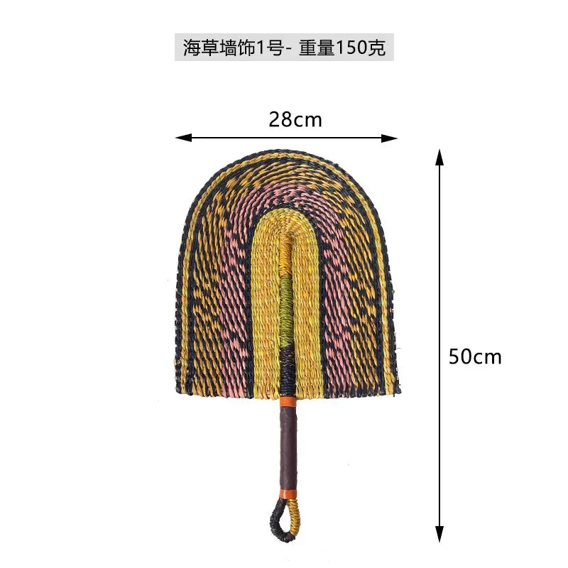 Hand-Woven Seaweed Wall Hanging