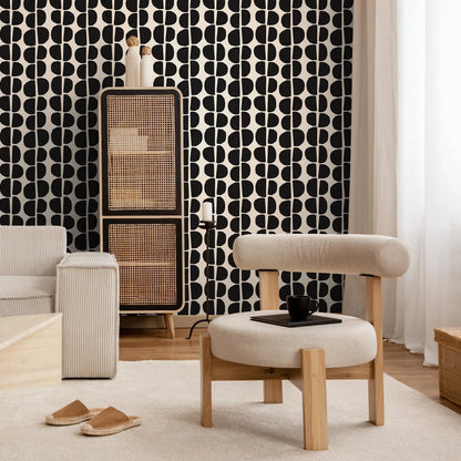 Black Geometric Wallpaper