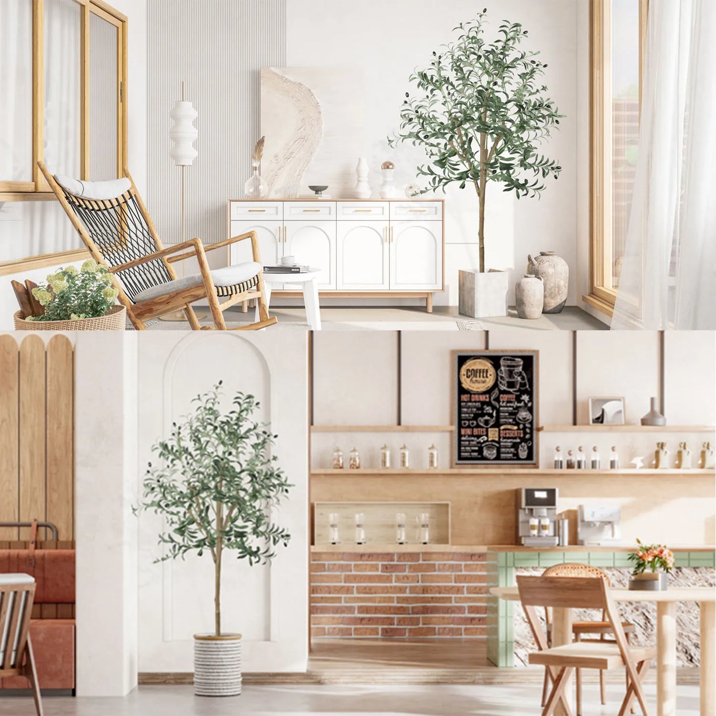 Realistic Artificial Olive Tree