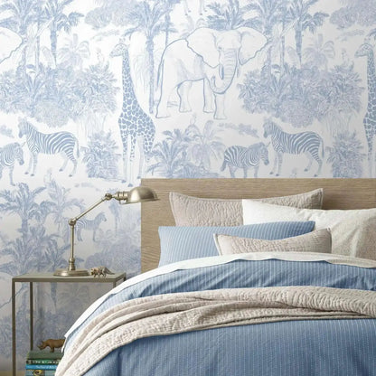 Vintage Safari Wallpaper