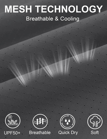 Men's Long Sleeve Quick-Dry Shirt – UPF 50+ Sun Protection & Outdoor Performance