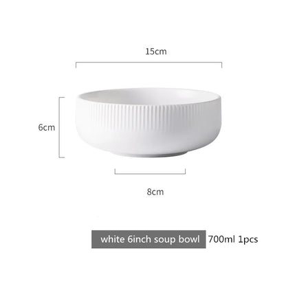 Matte Glazed Ceramic Dinnerware