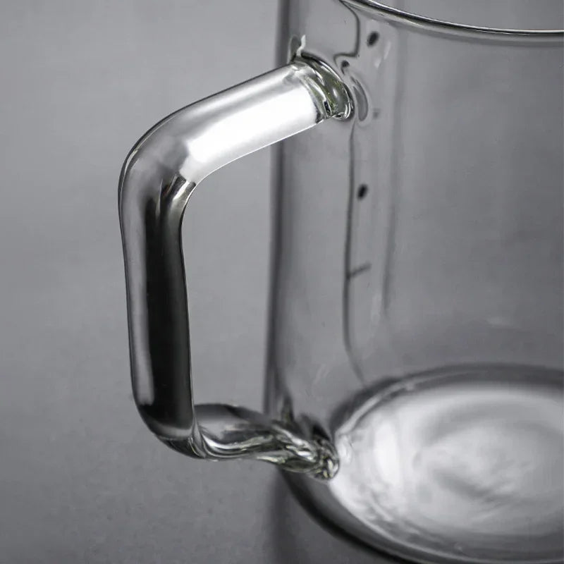 Glass Milk Frother Pitcher (350ml / 600ml)