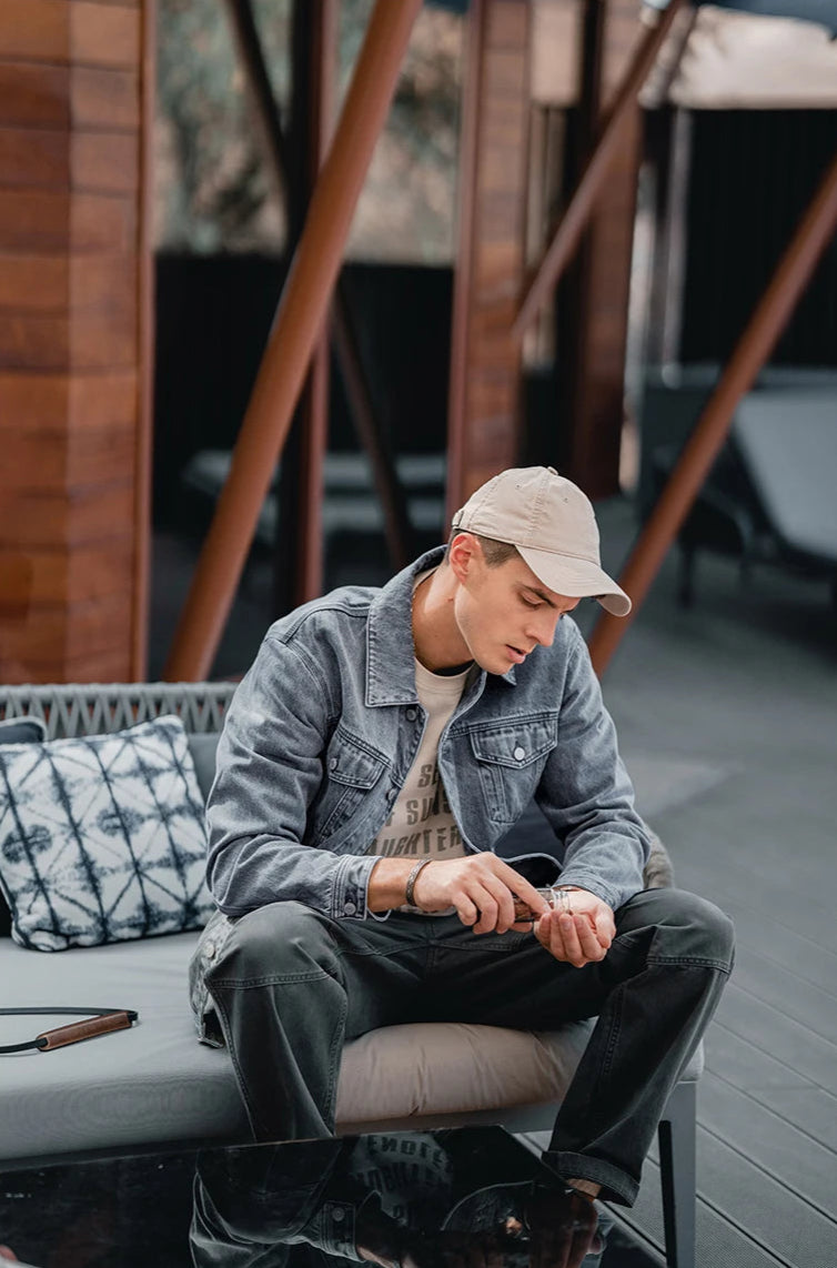 Men's Oversized Classic Denim Jacket – 12oz Washed Style With a Modern Fit