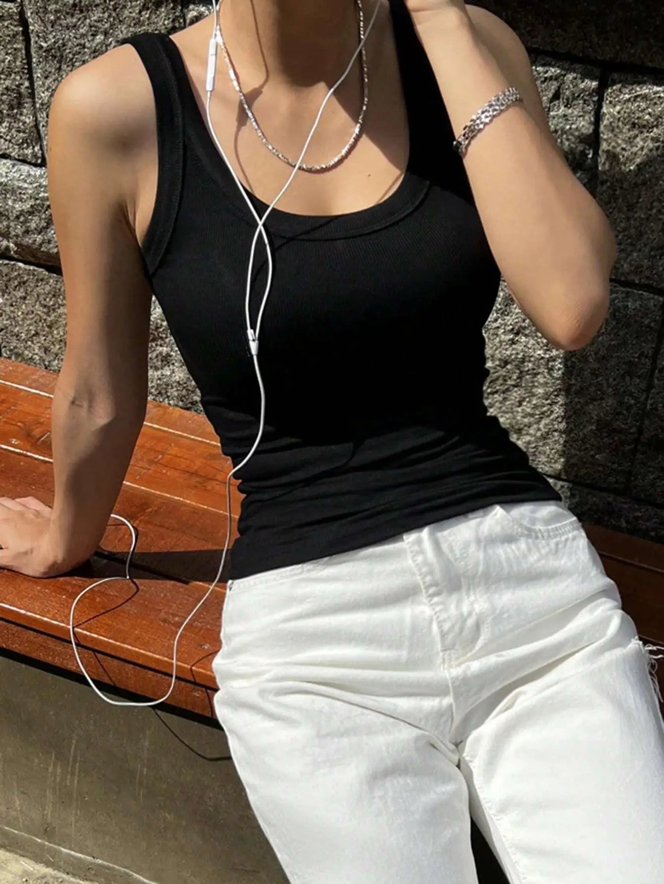 Women's Comfy Tight Tank Top – Summer Essential with Beauty Back Detail