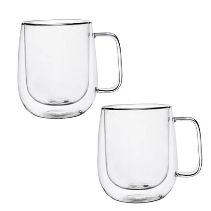 Double Wall Glass Coffee Mug