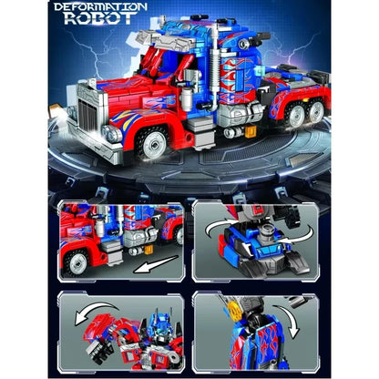 DualShift 478: 2-in-1 Robot & Truck Building Set