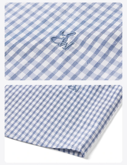 Men's Oversized Plaid Cotton Shirt – Soft Finish, Everyday Edge