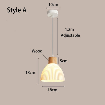 Art 3D Printing Chandelier Simple Modern Restaurant Light Net Red Cream Wind Bedroom Bedside Atmosphere bar Chandelier