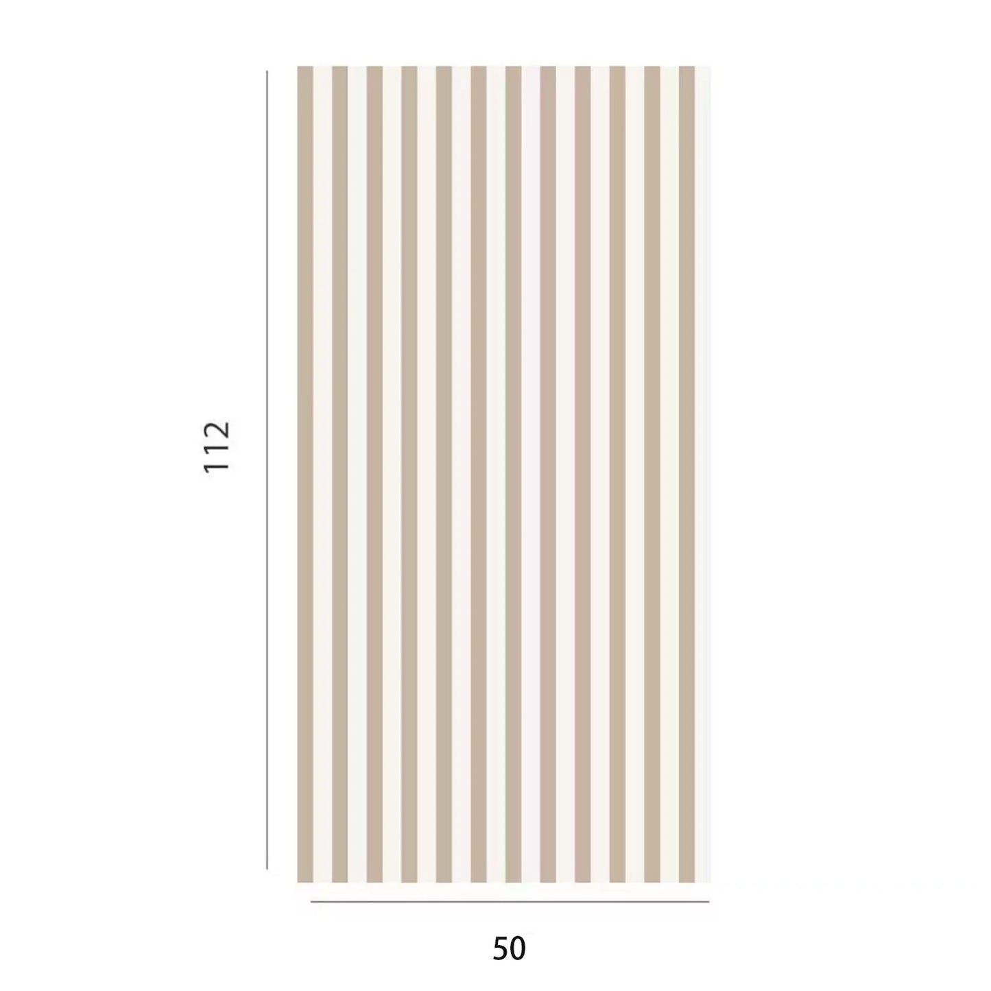 Brown Mocha Stripes Wallpaper