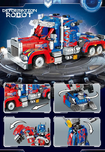 DualShift 478: 2-in-1 Robot & Truck Building Set