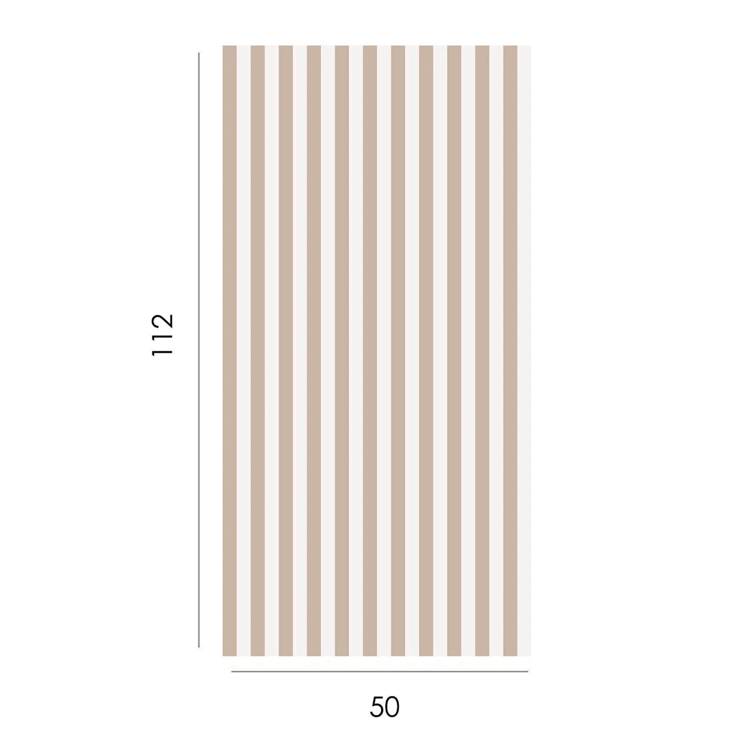 Brown Mocha Stripes Wallpaper