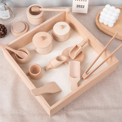 Tea Time & Tinker: Montessori Wooden Kitchen & Tea Set (Ages 3–6)