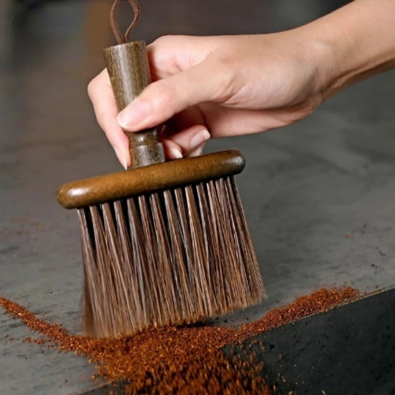 Wooden Coffee Powder Cleaning Brush