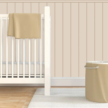 Beige Wall Panel Wallpaper