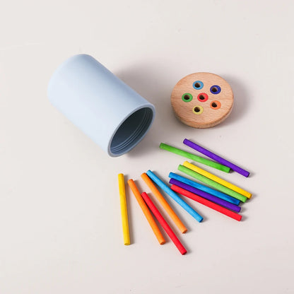 ColourMatch Bucket: Montessori Silicone Sorting Toy (Ages 1–3)