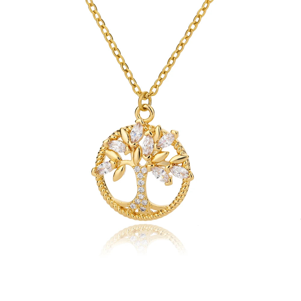 Eterna Root: Tree of Life Pendant Necklace for Women