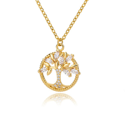 Eterna Root: Tree of Life Pendant Necklace for Women