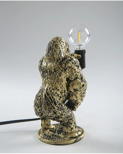 Urban Primal: Gorilla Resin Table Lamp
