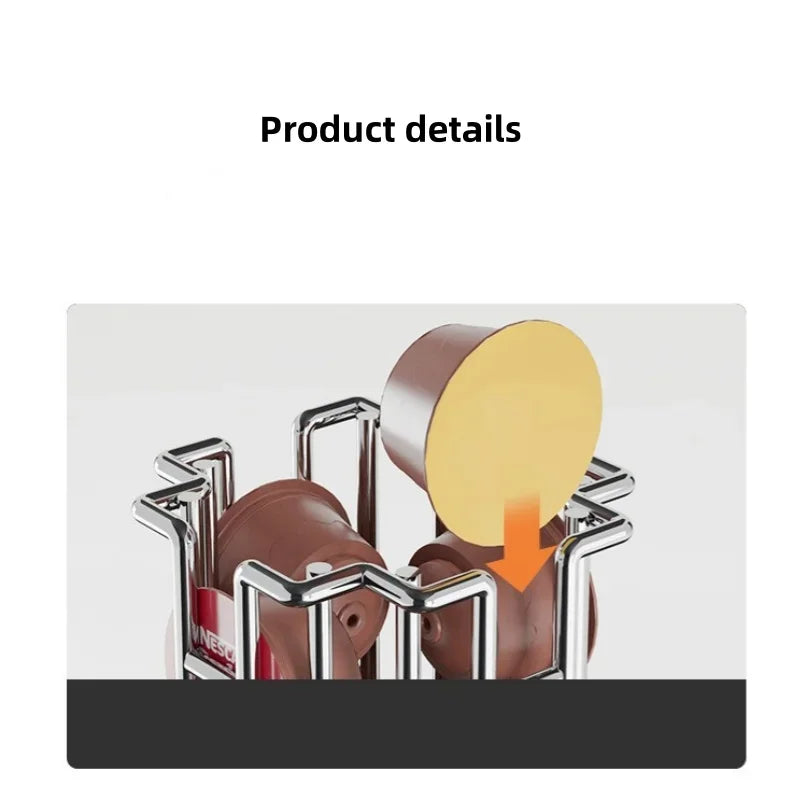 Rotating Coffee Capsule Holder (24 Capsules)