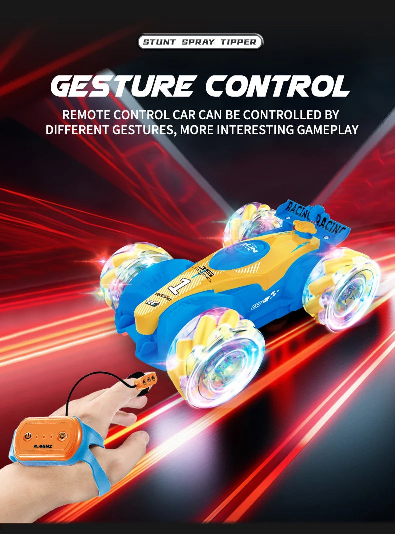 DriftTwist 4WD: Gesture-Control RC Stunt Car (Ages 6+)
