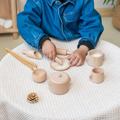 Tea Time & Tinker: Montessori Wooden Kitchen & Tea Set (Ages 3–6)