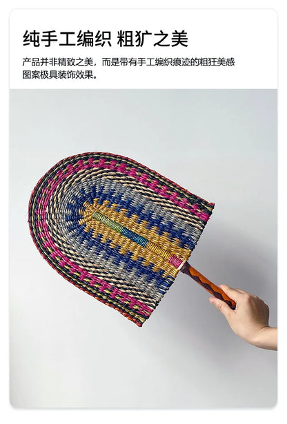 Hand-Woven Seaweed Wall Hanging