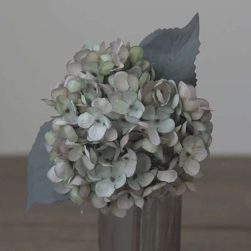 Soft Bloom: Silk Hydrangea Stem