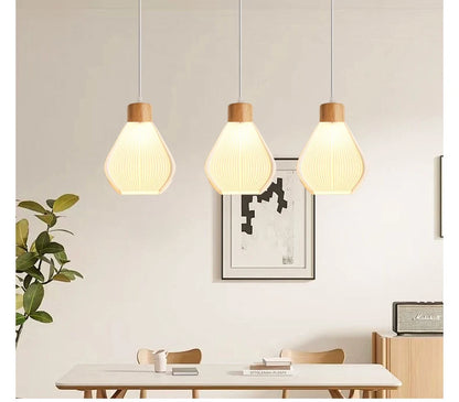 Art 3D Printing Chandelier Simple Modern Restaurant Light Net Red Cream Wind Bedroom Bedside Atmosphere bar Chandelier