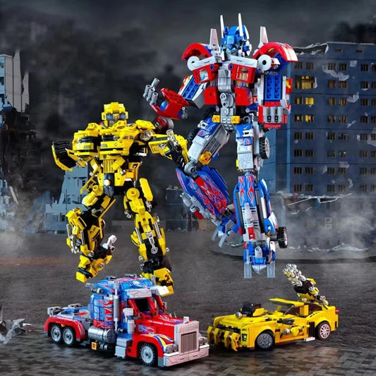 DualShift 478: 2-in-1 Robot & Truck Building Set