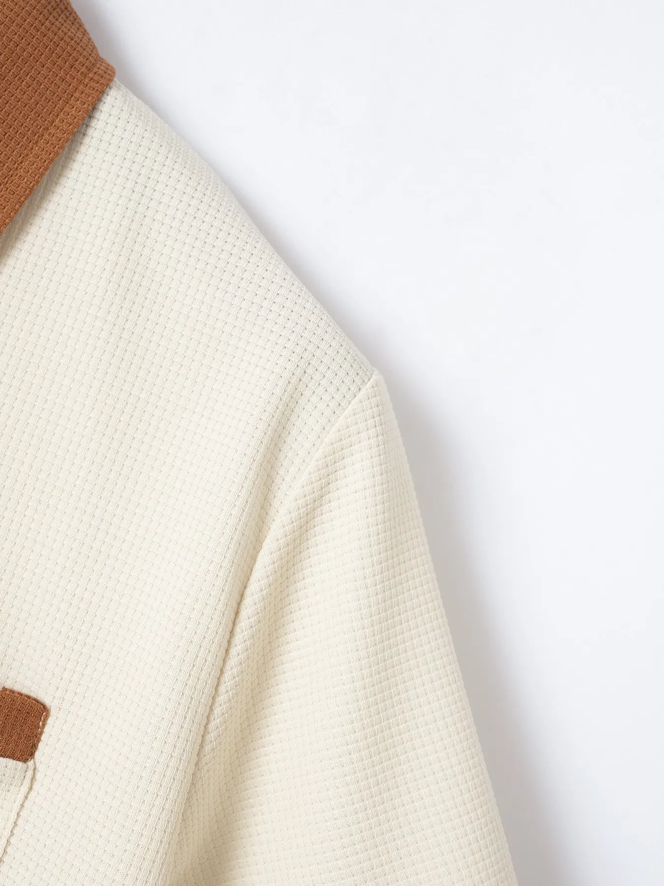 Men’s Waffle Polo Shirt – Texture Meets Simplicity