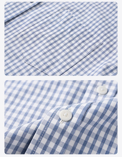 Men's Oversized Plaid Cotton Shirt – Soft Finish, Everyday Edge