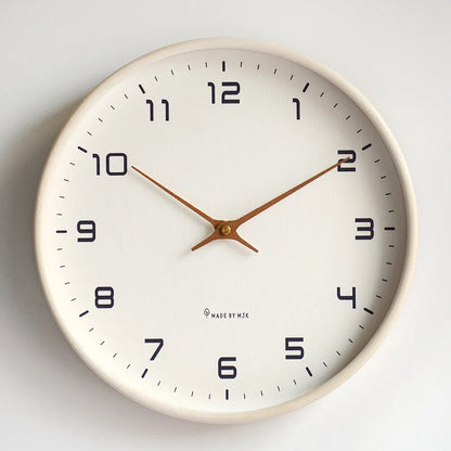 Nordic Quiet: 12'' Wooden Wall Clock