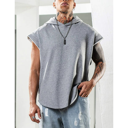 Men's Hooded Tank Top – Sleeveless Comfort with Streetwear Attitude