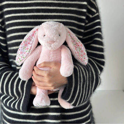 Bonnie Blossom Bunny: Floral-Eared Soft Plush Cushion