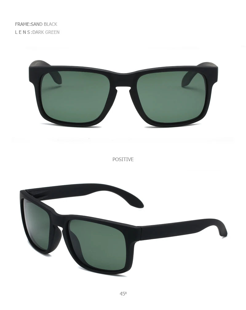 Vector Shade: Classic Square Polarised Sunglasses for Men