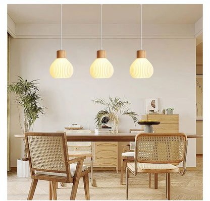 Art 3D Printing Chandelier Simple Modern Restaurant Light Net Red Cream Wind Bedroom Bedside Atmosphere bar Chandelier