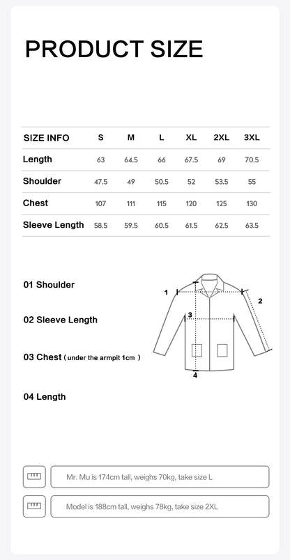 Men's Oversized Vintage Denim Jacket – 12.5oz Cotton for Cool-Season Style